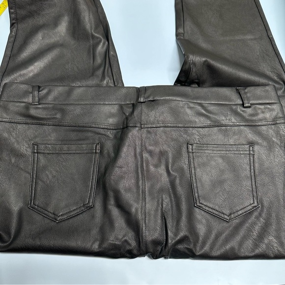 New Faux Leather Pants Black 4XL - Picture 5 of 10